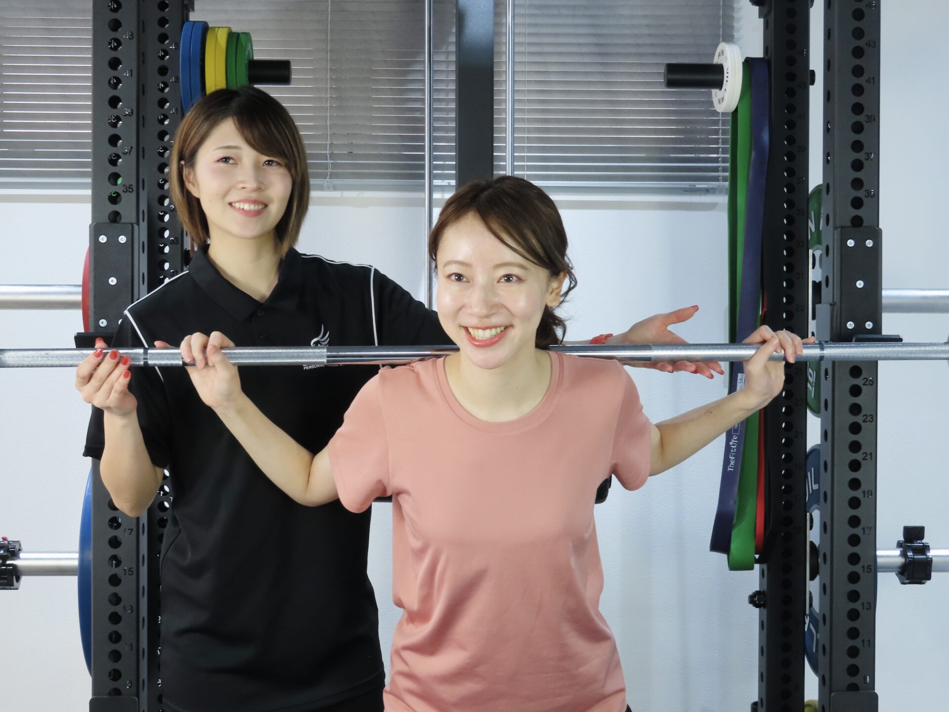 スクワット指導風景2